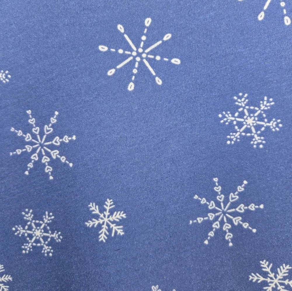 Wonder Nation Long Sleeve Pullover Fit&Flare Snowflake Dress Sz 14-16